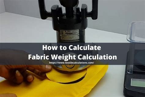 how to determine fabric weight